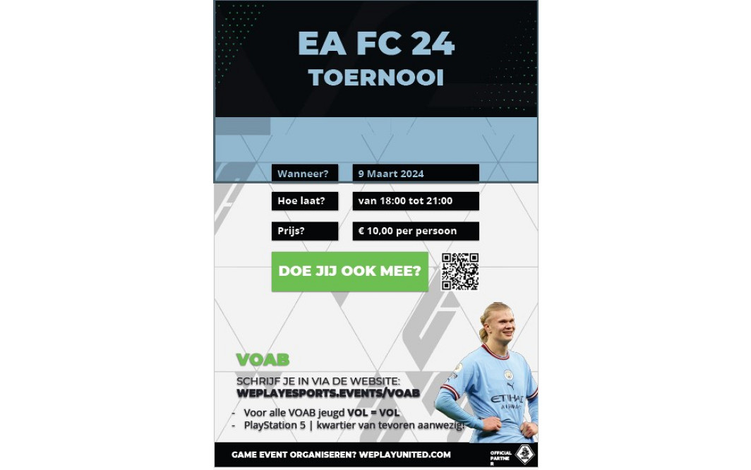 VOAB EA FC 24 toernooi