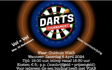 VOAB-dartstournooi